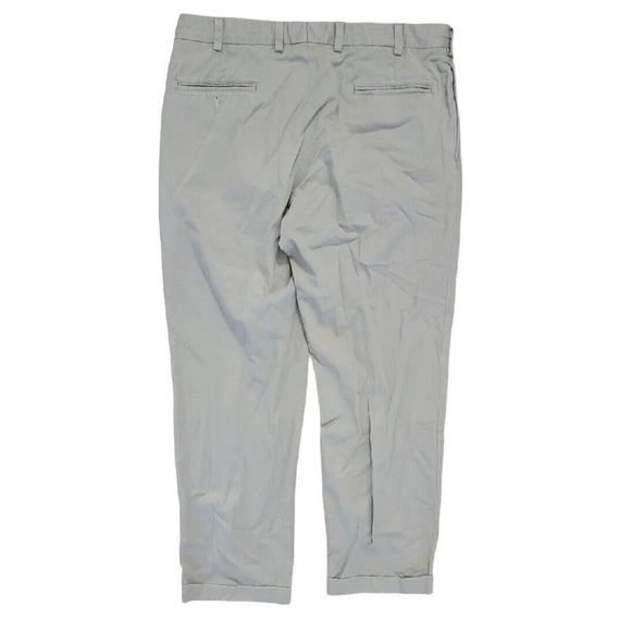 Bill Khakis Mens Pants Size 37 M2P Classic Fit Pleated Tan - Picture 2 of 3